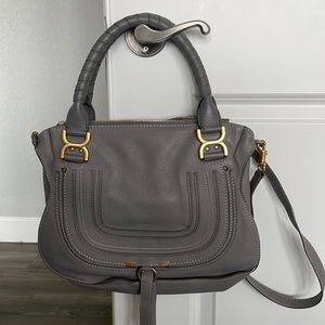Chloe Marcie Double Carry cashmere grey